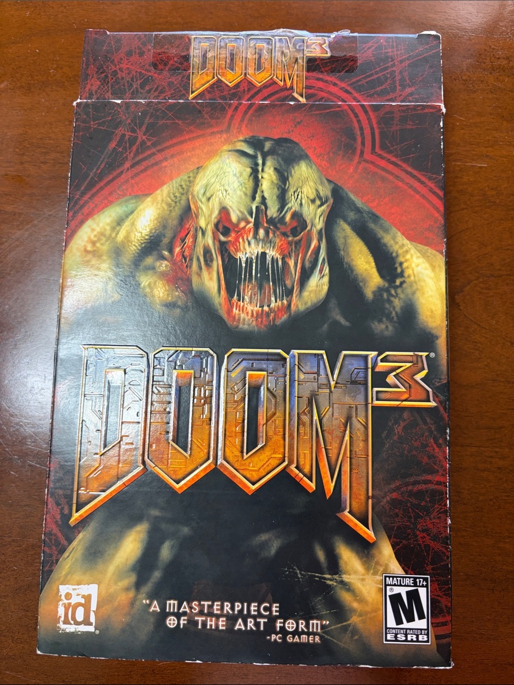 id DOOM 3 PC Game - Black/Red Collectible Box